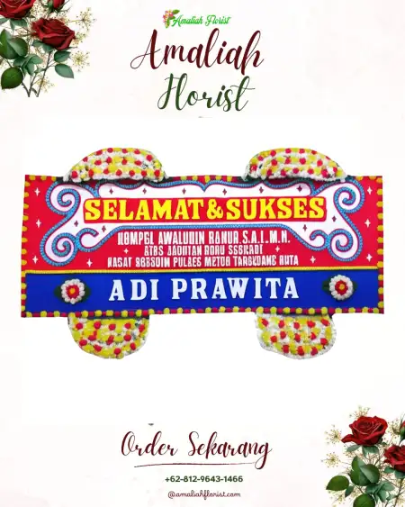 Papan Bunga Ucapan Selamat Binakal