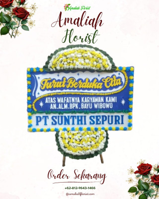 Papan Bunga Duka di Binakal